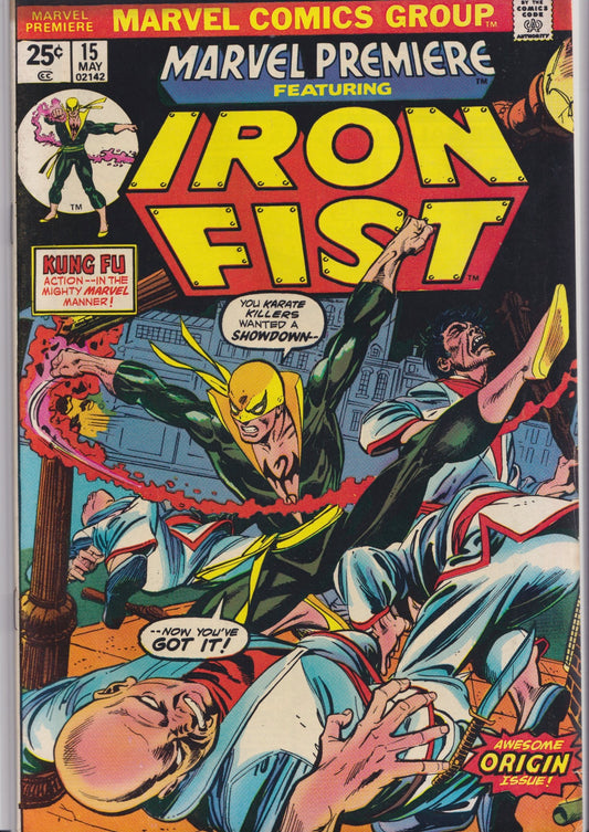 Marvel Premiere #15 (1974) Key issue1° Iron Fist VF