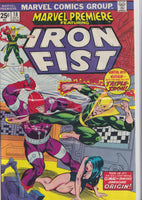 Marvel Premiere #18 (1974) Iron Fist.  Very Fine