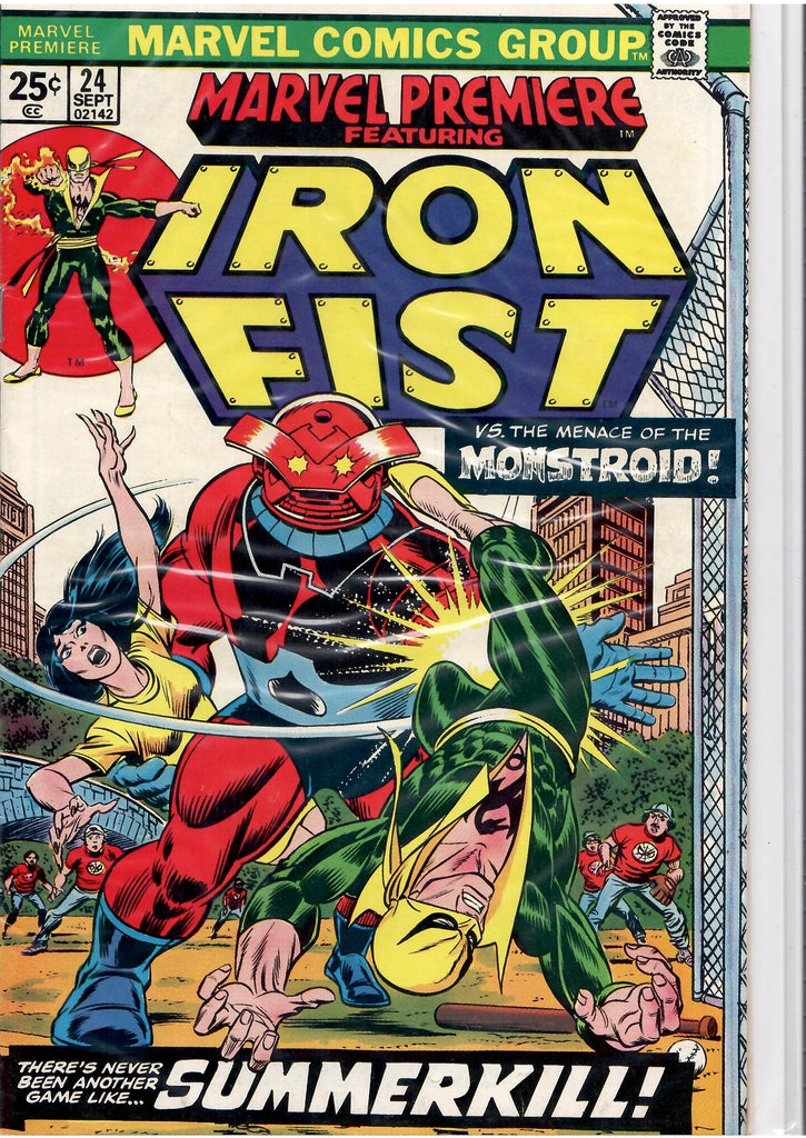 Marvel Premiere #24(1975) Iron Fist Very Fine