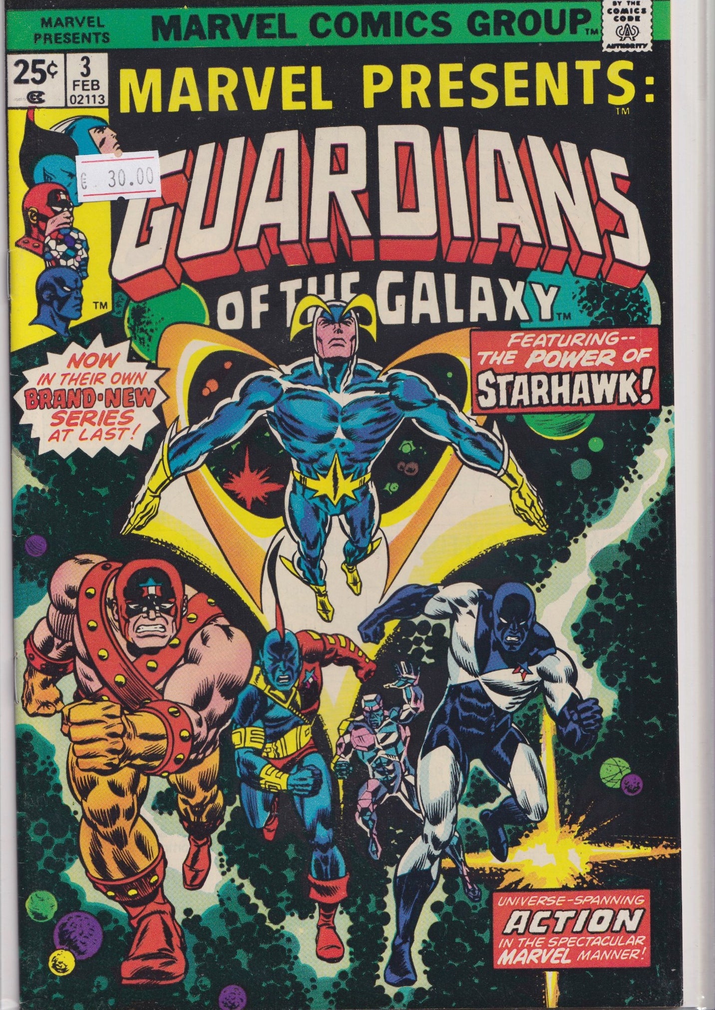 Marvel Presents #3 : Guardians of Galaxy (1976) 1° On Going GOTG