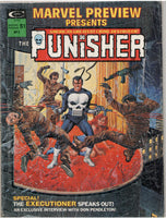 Marvel Preview #2 : The Punisher (1975) 1° Solo Punisher Very good