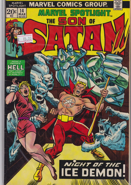 Marvel Spotlight #14 :Son of Satan (1974) Fine