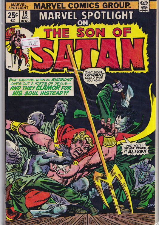 Marvel Spotlight #19 :Son of Satan (1974) Fine