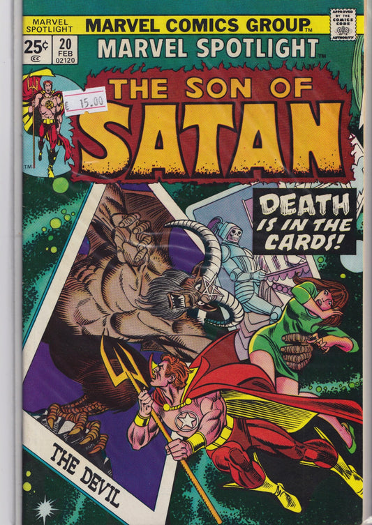 Marvel Spotlight #20 :Son of Satan (1975) Fine