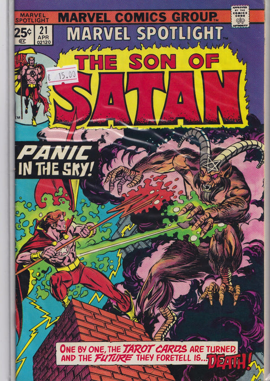 Marvel Spotlight #21 :Son of Satan (1975) Fine