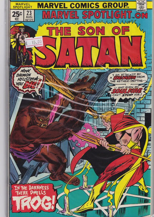 Marvel Spotlight #23 :Son of Satan (1975) Fine