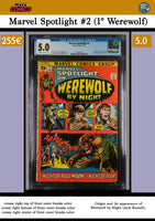 Marvel Spotlight #2 (1972) 1° Werewolf by Night CGC 5.0