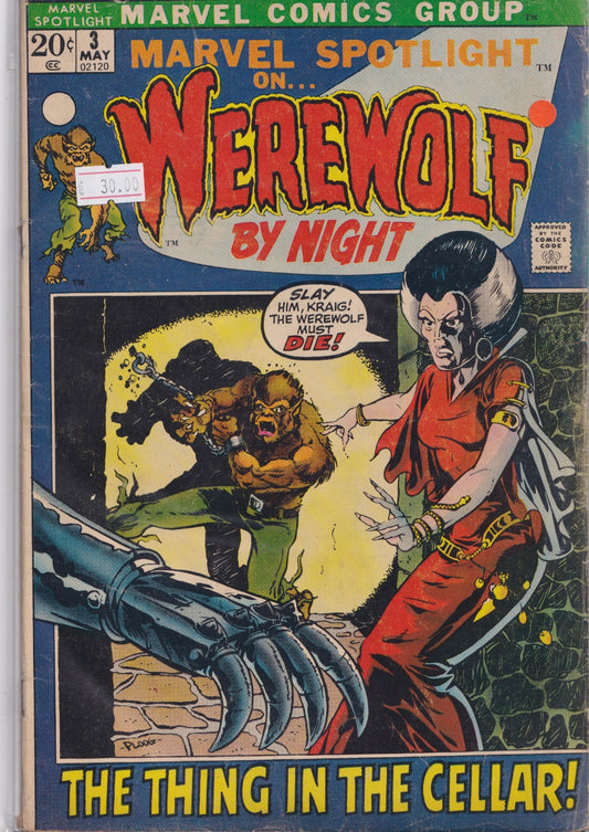 Marvel Spotlight #3 (1972) 2° Werewolf G+