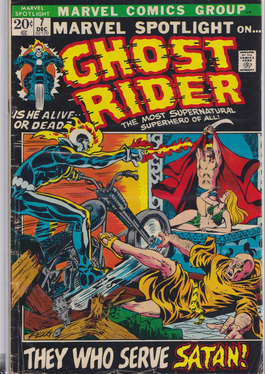 Marvel Spotlight #7 : Ghost Rider (1972) VG