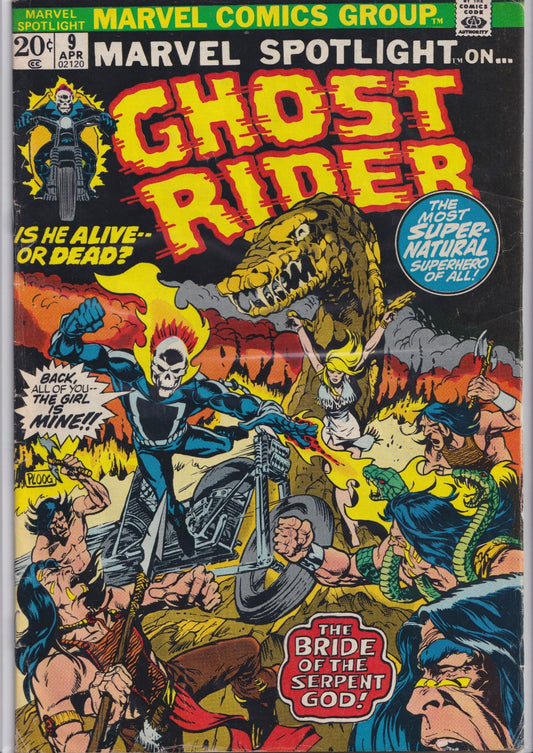 Marvel Spotlight #9 : Ghost Rider (1973) Fine