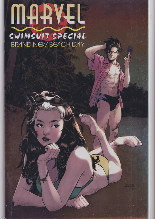 Marvel Swimsuit Special Brand New Beach Day (2026) Rogue Gambit foil variant NM FCL