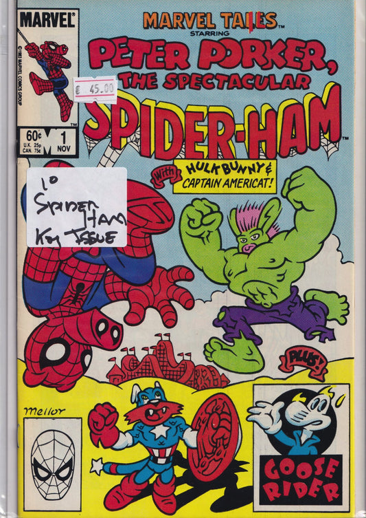 Marvel Tails : Spider-Ham#1 Spider-verse VF