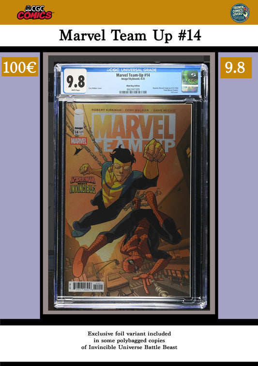 Marvel Team Up #14 (2025) Exclusive foil variant CGC9.8