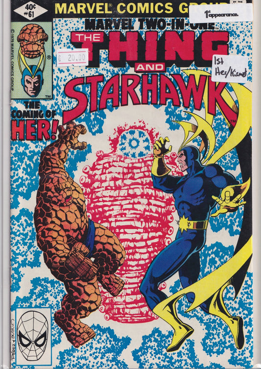 Marvel Two-in-One #61 (1974) Thanos, Warlock VF