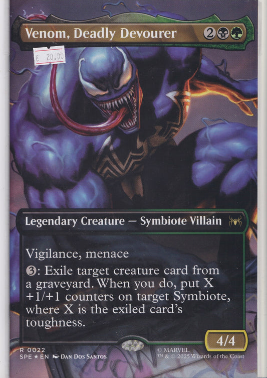 Marvel Venom Deadly Devourer – Magic MTG Variant Cover Comic NM FCL