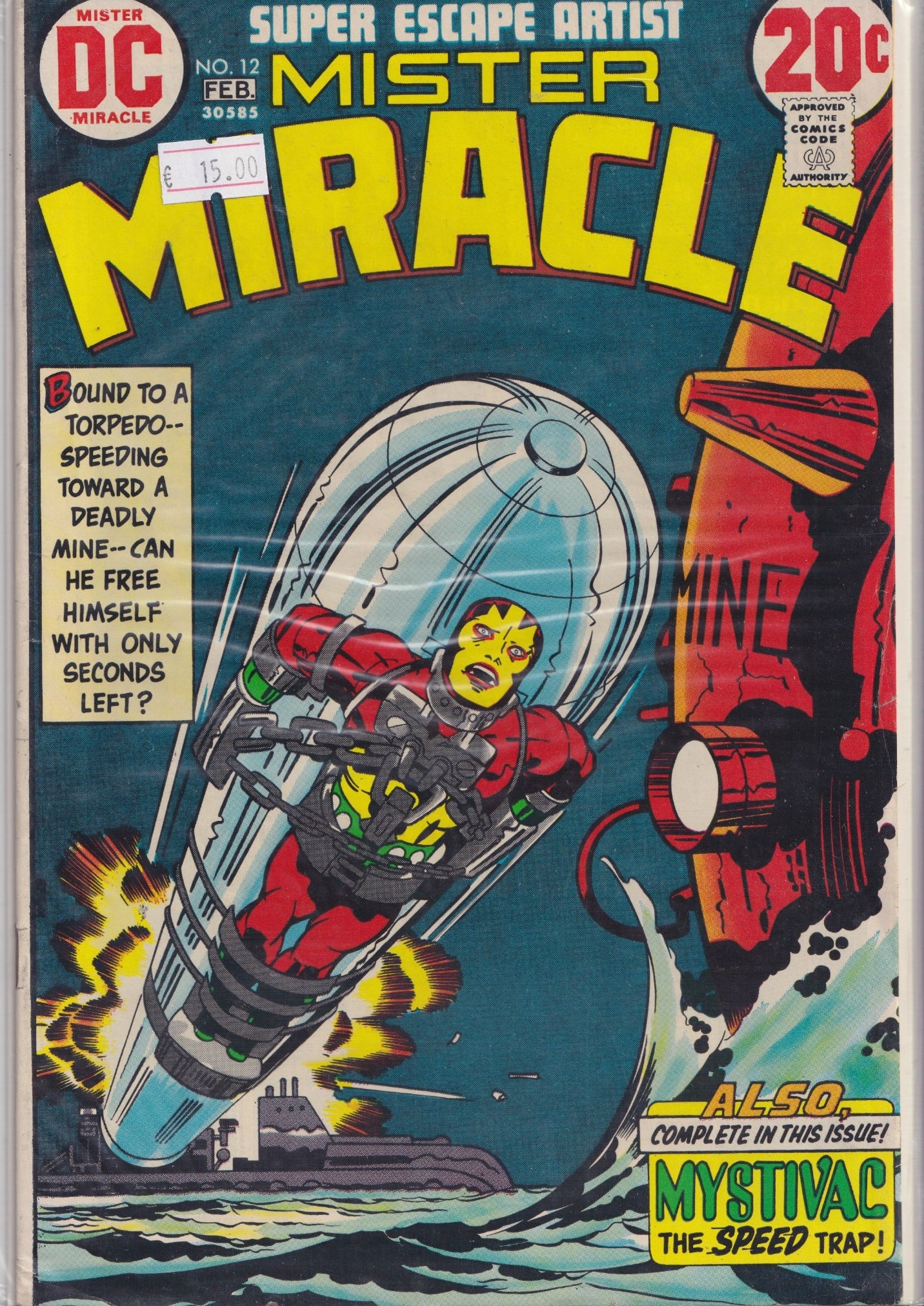 Mister Miracle #12 (1972)  Kirby 4th World Fine