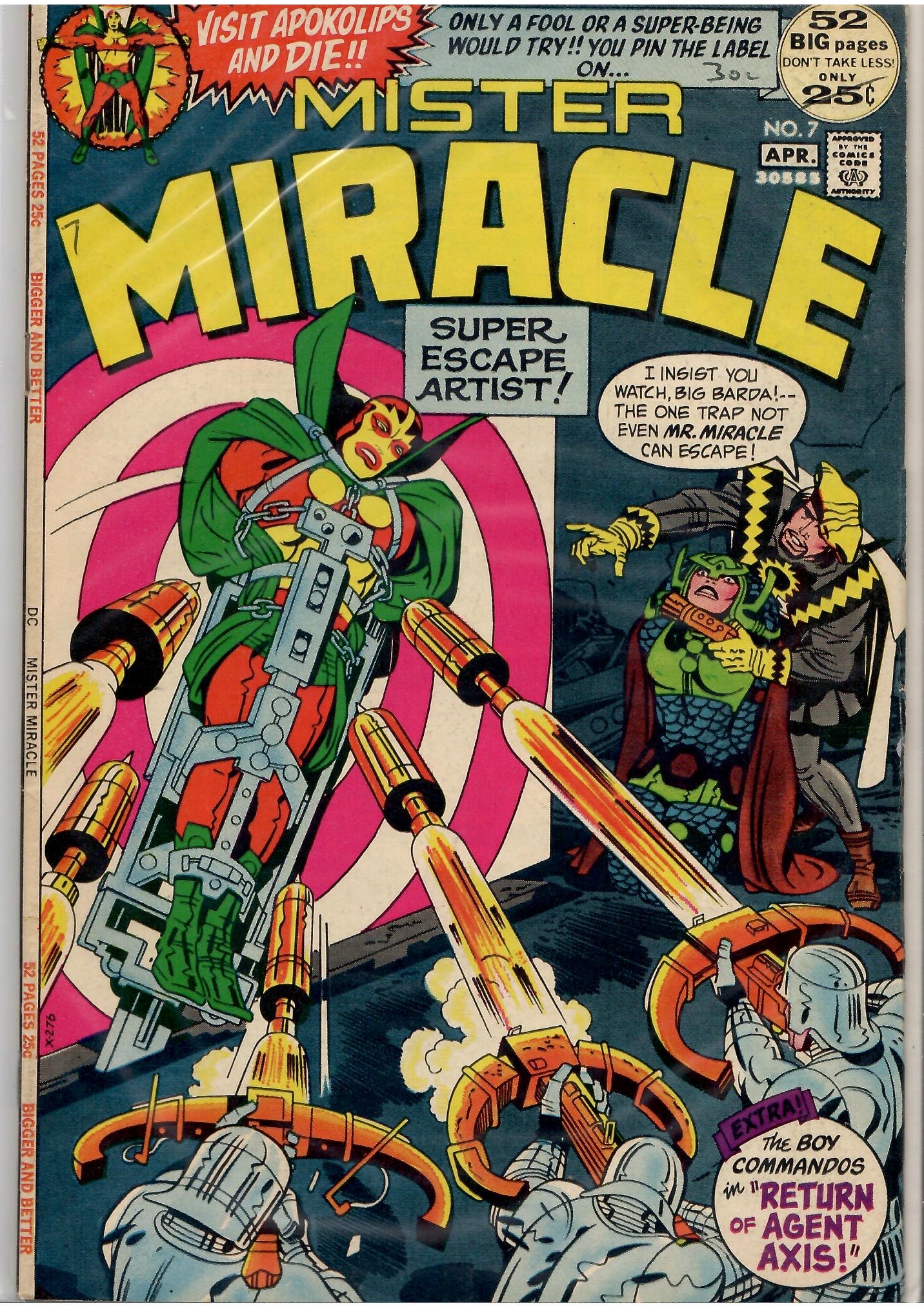 Mister Miracle #7 (1972)  Kirby 4th World Fine