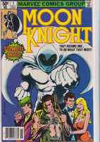 Moon Knight #1 (1980) Bill Sienkiewicz art begins Fine