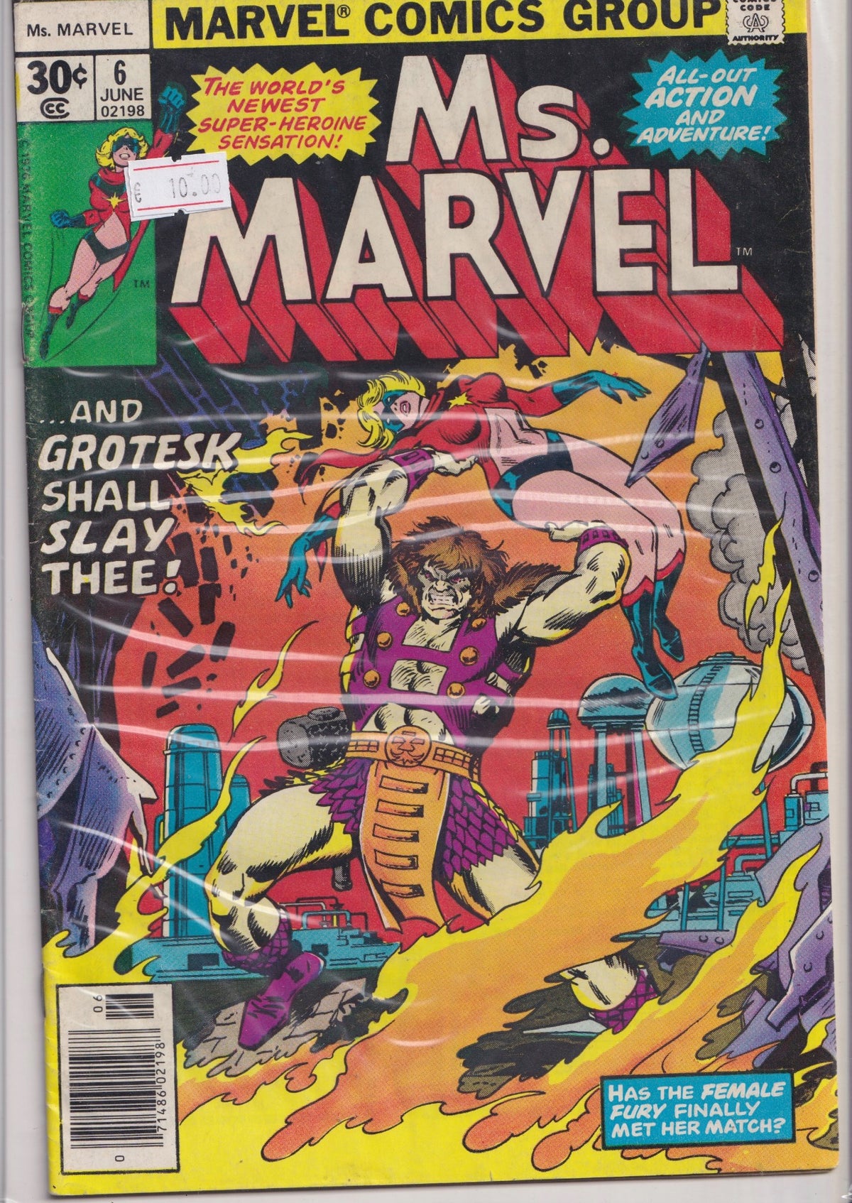 Ms Marvel #6 (1977) Fine FCL