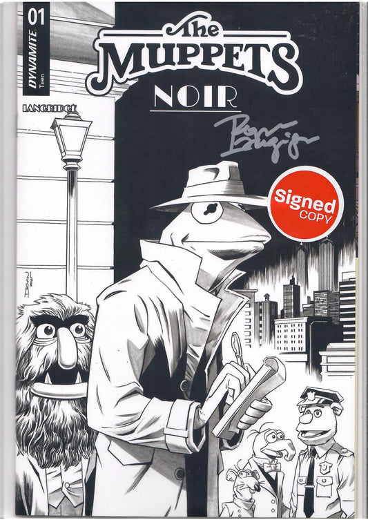 Muppets Noir #1 (2026) Incentive Variant Cover Signed by Roger Langridge NM
