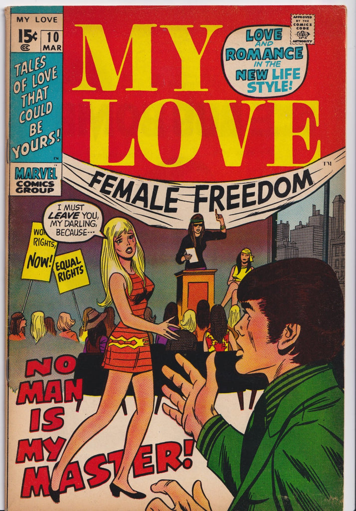 My Love #10  (1971) Classic Romance Buscema, Kirby art Very Good
