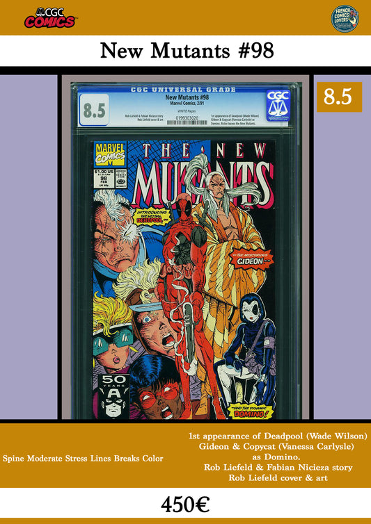 New mutants #98 - French Comics Lovers