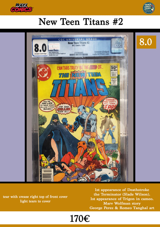 New teen Titans #2 - French Comics Lovers