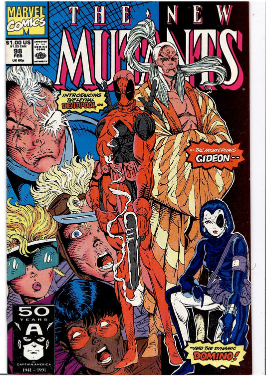New Mutants #98 (1991) 1° Deadpool Very Fine
