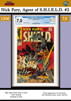 Nick Fury agent of SHIELD #2 (1968)  Steranko art CGC 7.0 FCL