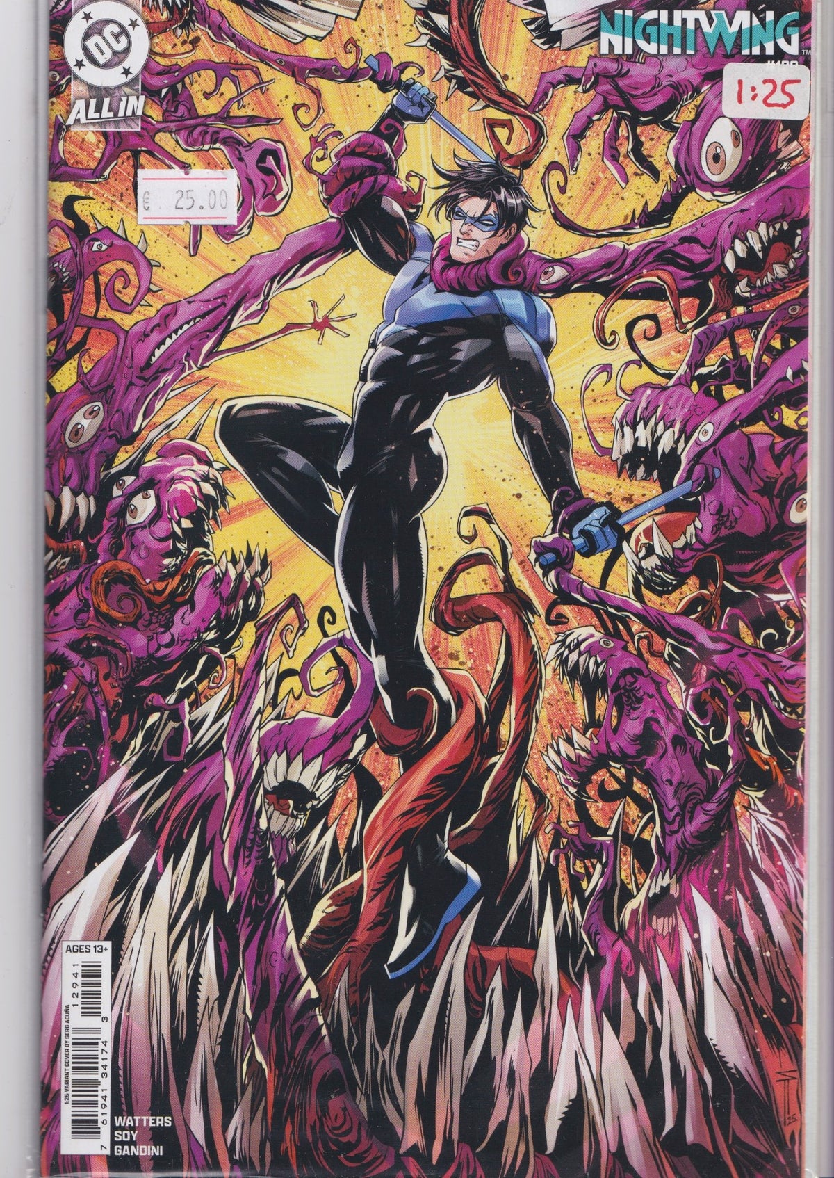Nightwing #129 (2025)  1.25 Variant  NM