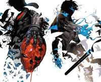 Nightwing #54 + red Hood #26 (2019) set of 2 connecting covers  rare variant NM
