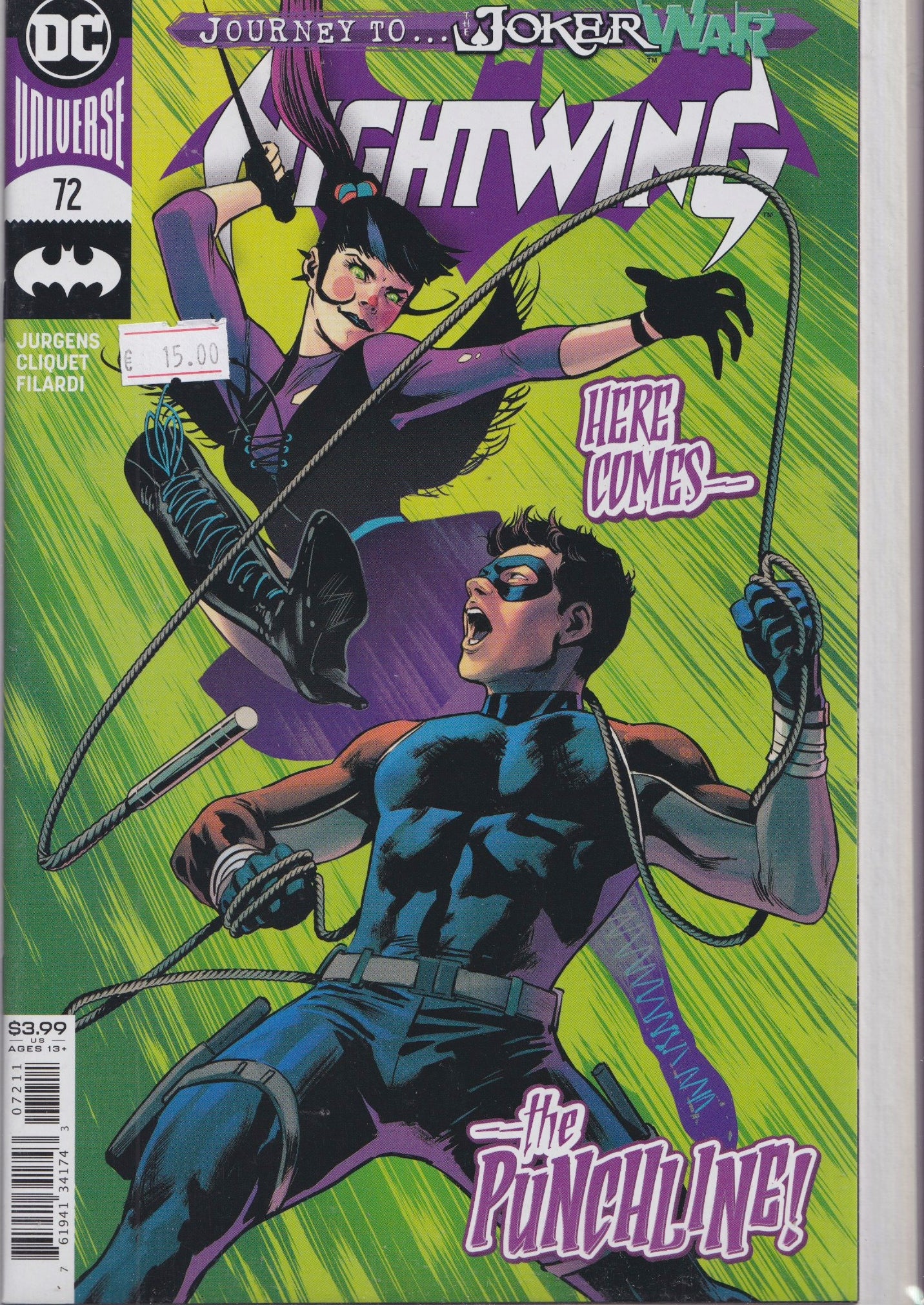 Nightwing #72 (2020) very Fine FCL