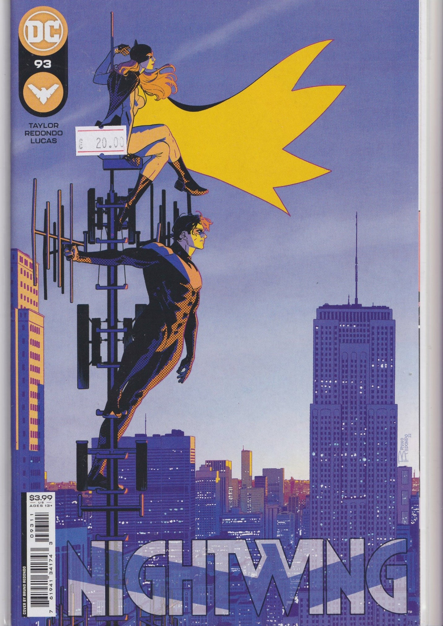 Nightwing #93 (2022) very Fine FCL