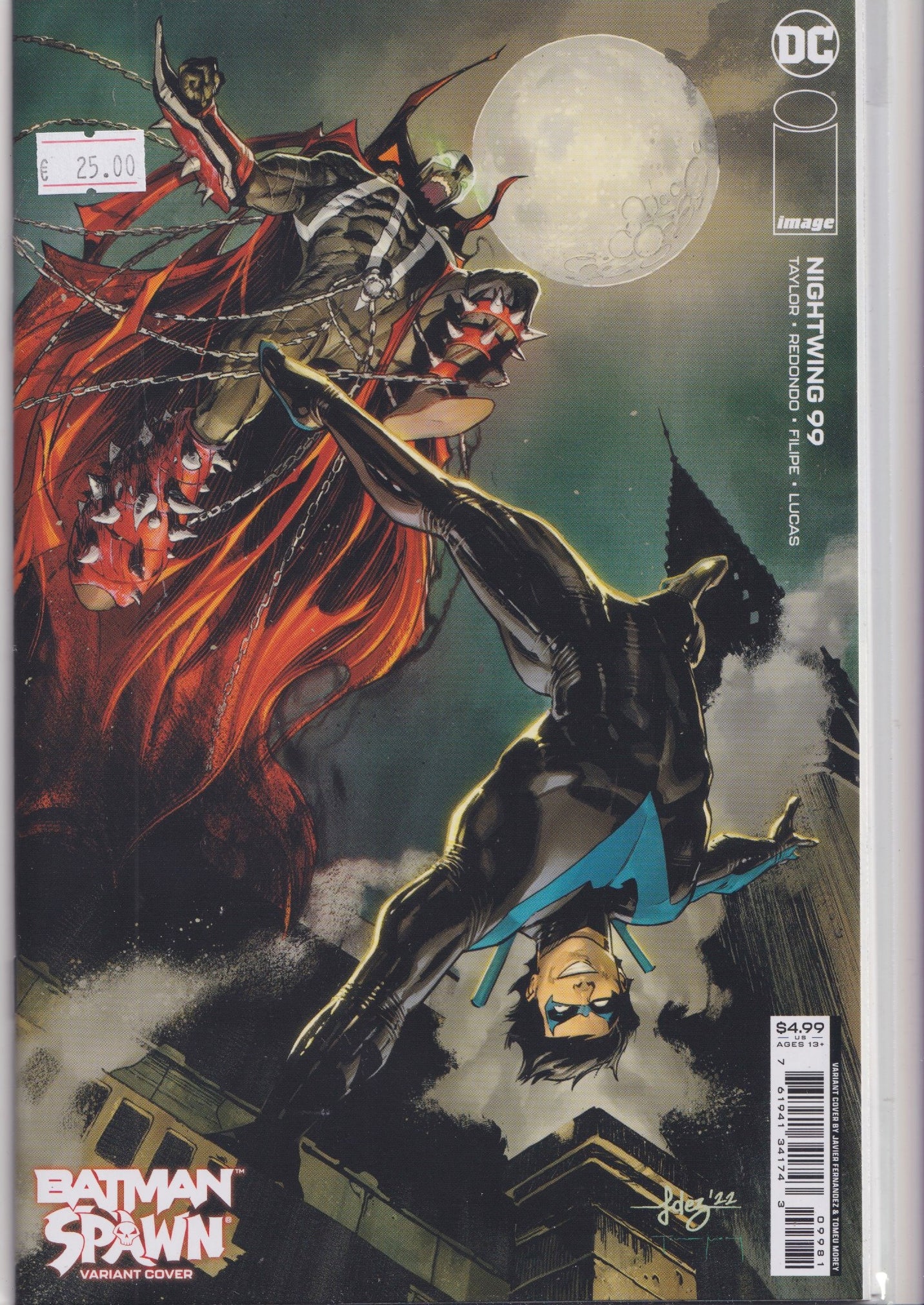 Nightwing #99 (2023) Spawn variant very Fine