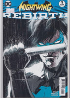 Nightwing rebirth #1 (2016) very Fine FC