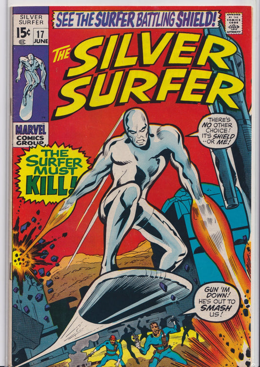 Silver Surfer #17 (1970) John Buscema Classic Mephisto Very fine