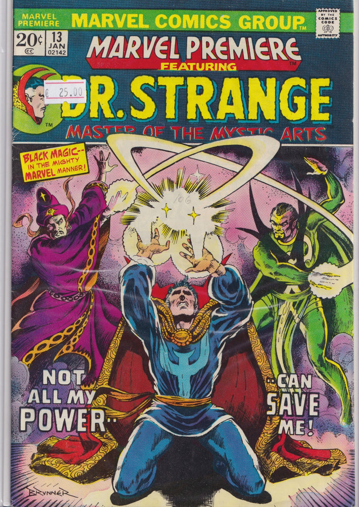 Marvel Premiere #13 (1974) Dr Strange F+ - French Comics Lovers
