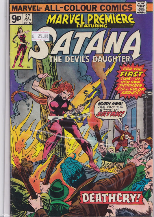 Marvel Premiere #27 (1975) Satana Fine - French Comics Lovers