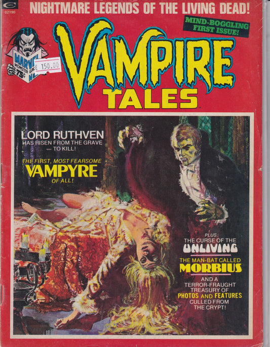 Vampire Tales #1 Morbius solo - French Comics Lovers