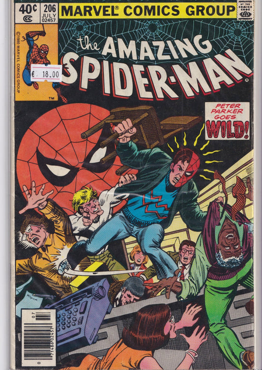 Amazing Spider-Man #206 (1980) Byrne art Fine