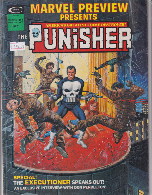 Marvel Preview #2 (1975) Punisher solo Fine - French Comics Lovers