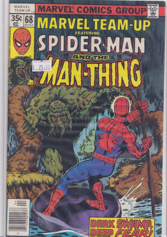 Marvel Team-Up #68 (1978) Man-thing Byrne F+ - French Comics Lovers