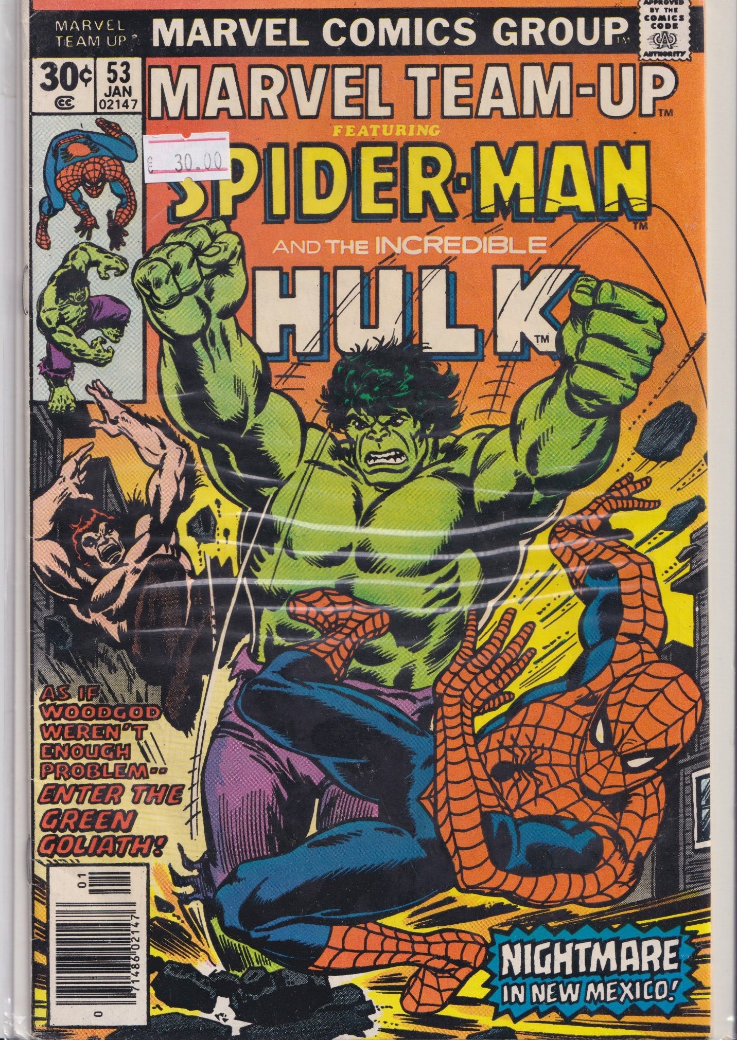 Marvel Team-Up #53 (1976) Hulk/X-Men Byrne F+ - French Comics Lovers