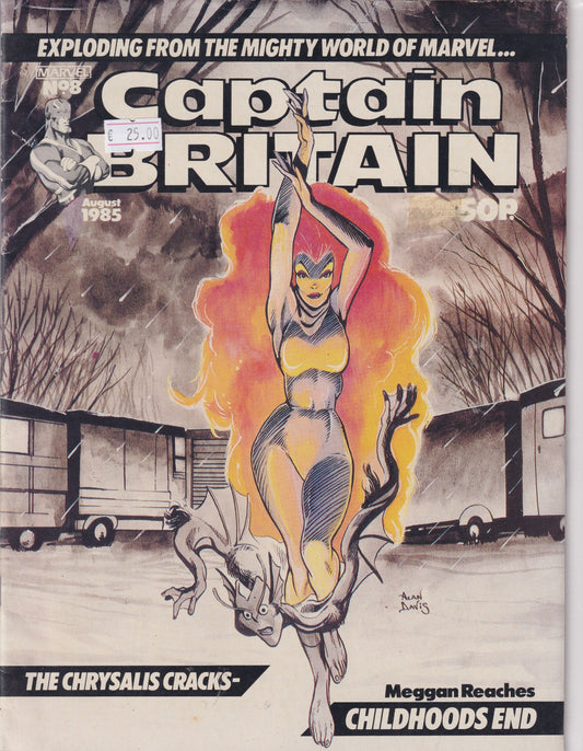 Captain Britain #8 (Uk mag 1985) VG - French Comics Lovers