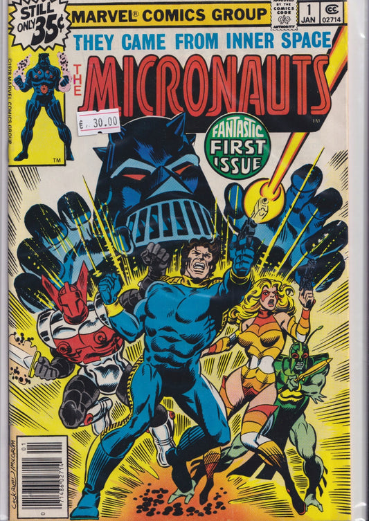 the Micronauts #1 Golden art (1979) VF - French Comics Lovers