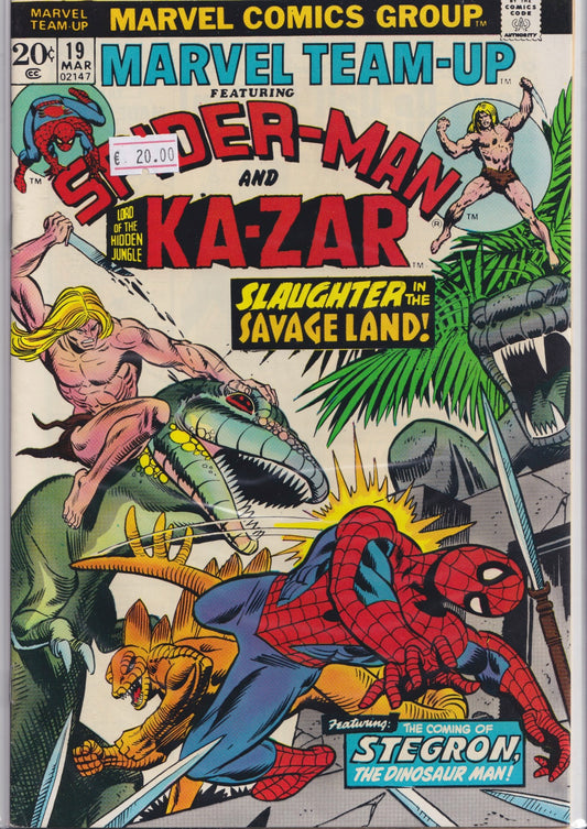 Marvel Team-Up #19 Ka-Zar (1974) F+ - French Comics Lovers