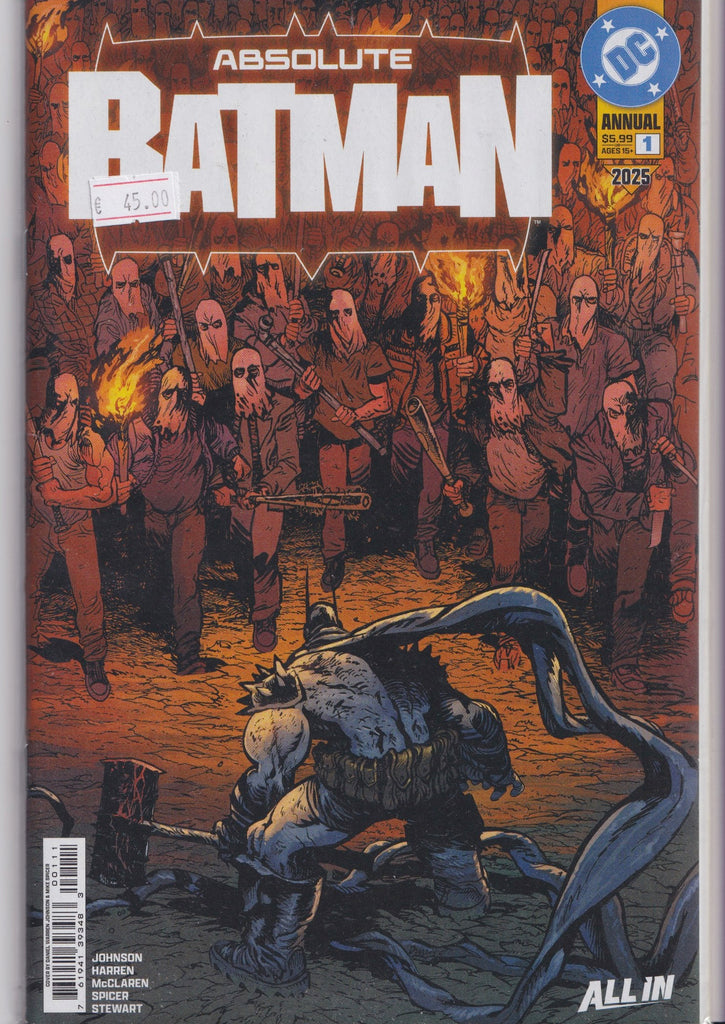 Absolute Batman Annual  #1 (2025) 1° Printing   NM