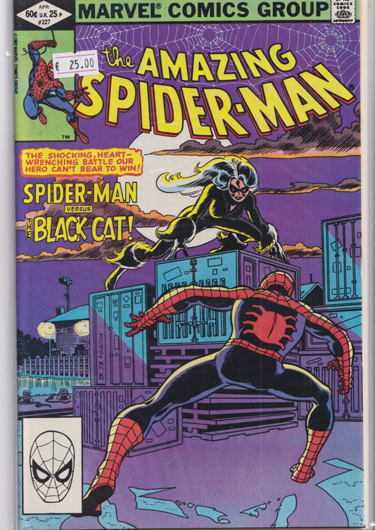 Amazing Spider-Man #227 (1982) Black Cat very Fine