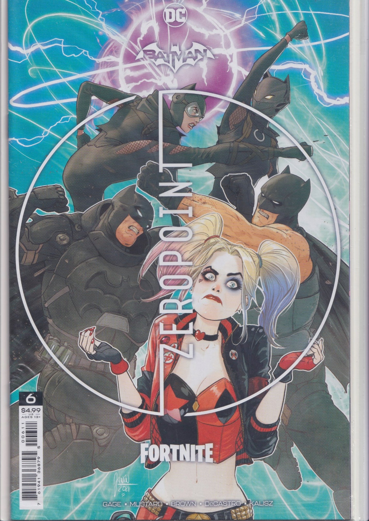 Batman Fortnite Zero Point #1-6 (2021) Full set unopened  bags include coupons NM