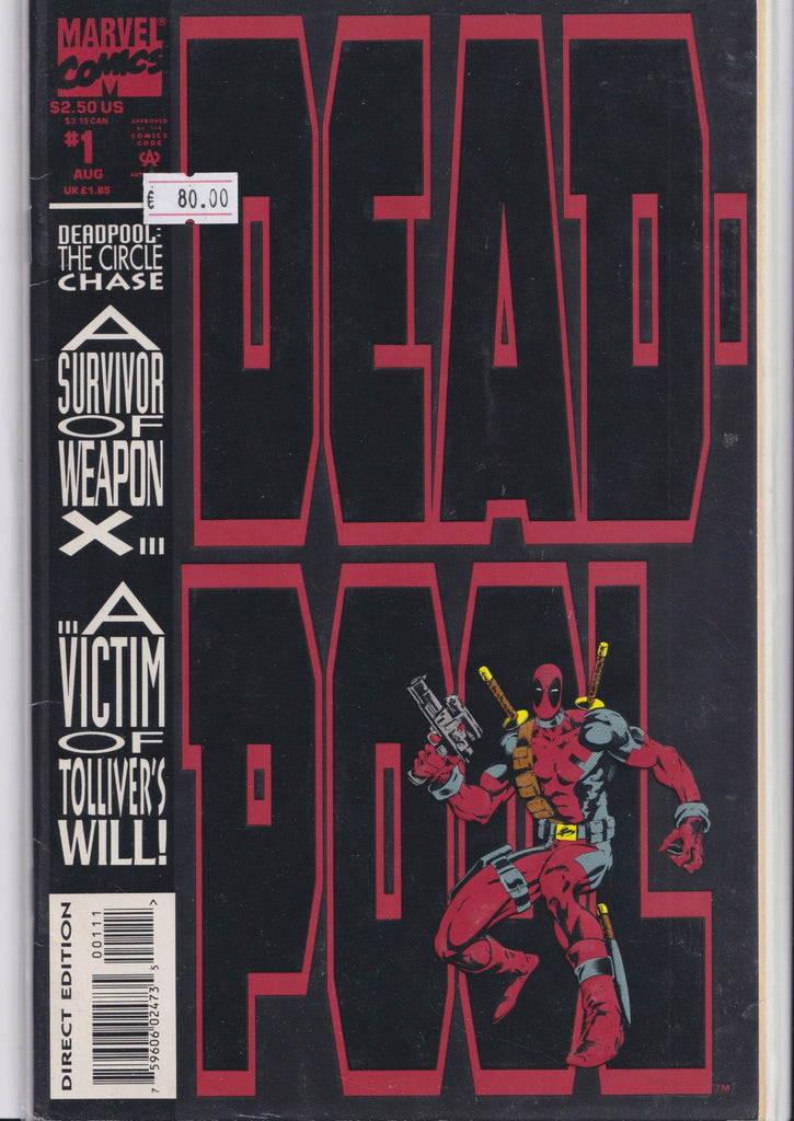 Deadpool The Circle Chase #1-4 (1993) full set F+ - French Comics Lovers